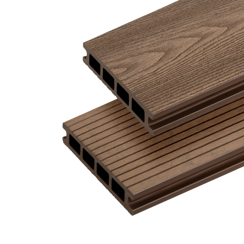 Deska Tarasowa Kompozytowa BERGDECK S140, Ciemny Teak 220 x 14 x 2,5 cm